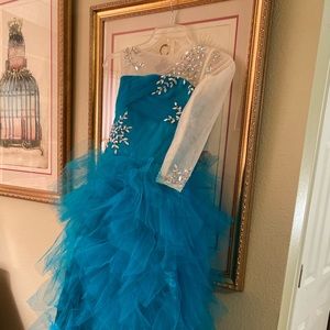 Unique Pageant Dress Wedding Church - Custom Made-Girl 8-9 years
